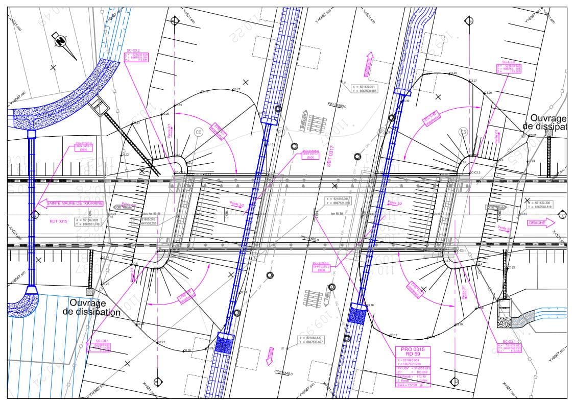 Études d’exécution Terrassement – Assainissement – VRD
